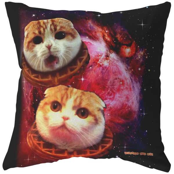 Space Waffles Pillow