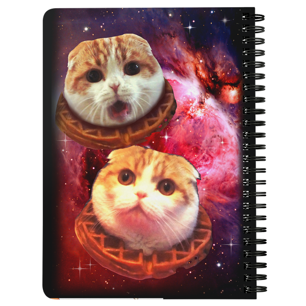 Space Waffles Spiralbound Notebook