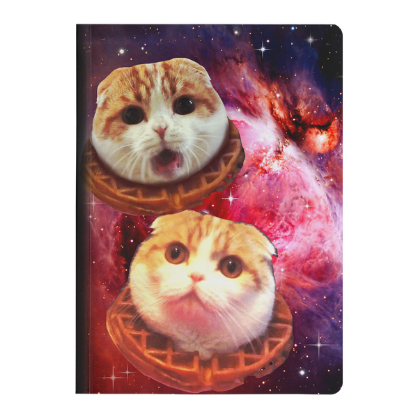 Space Waffles Paperback Notebook