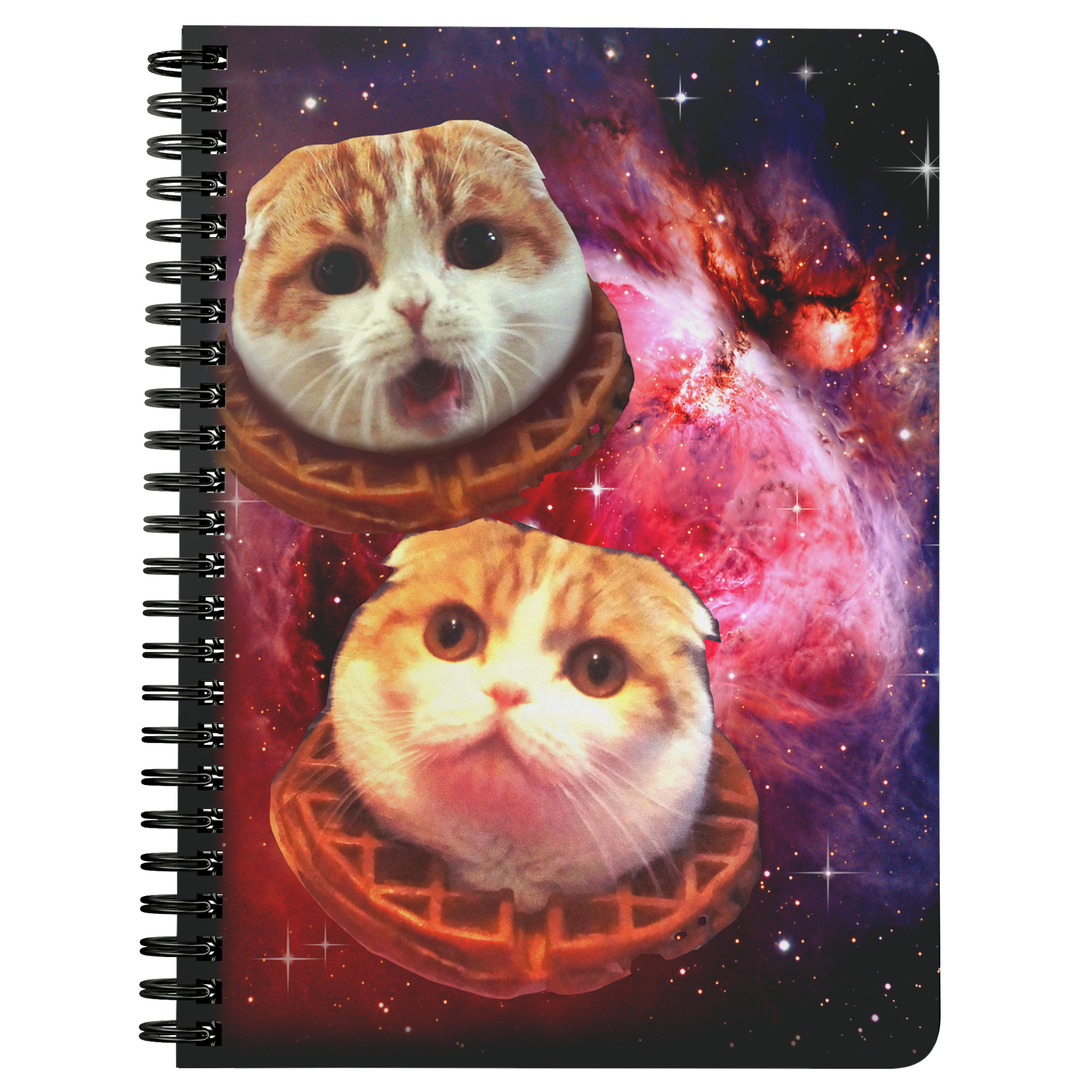 Space Waffles Spiralbound Notebook