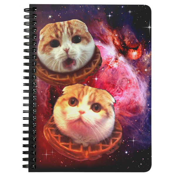 Space Waffles Spiralbound Notebook