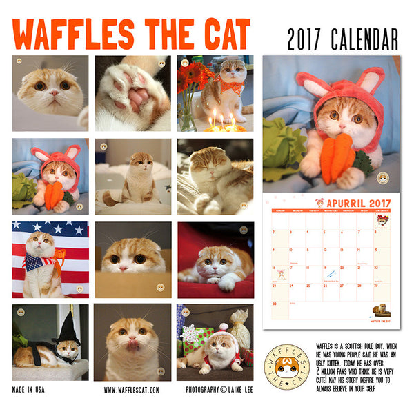 SOLD OUT Waffles 2017 Calendar