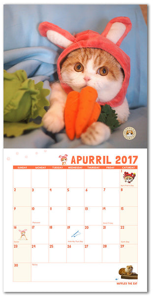 SOLD OUT Waffles 2017 Calendar