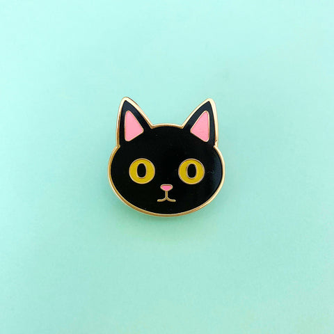 Black Cat Enamel Pin