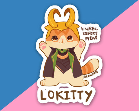 Lokitty Sticker