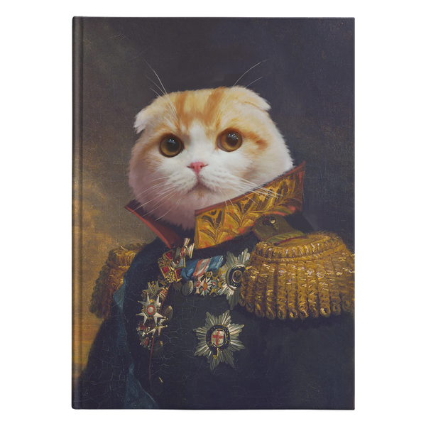 Lord Waffles Hardcover Notebook