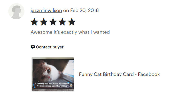 Waffles the Cat Funny Birthday Card