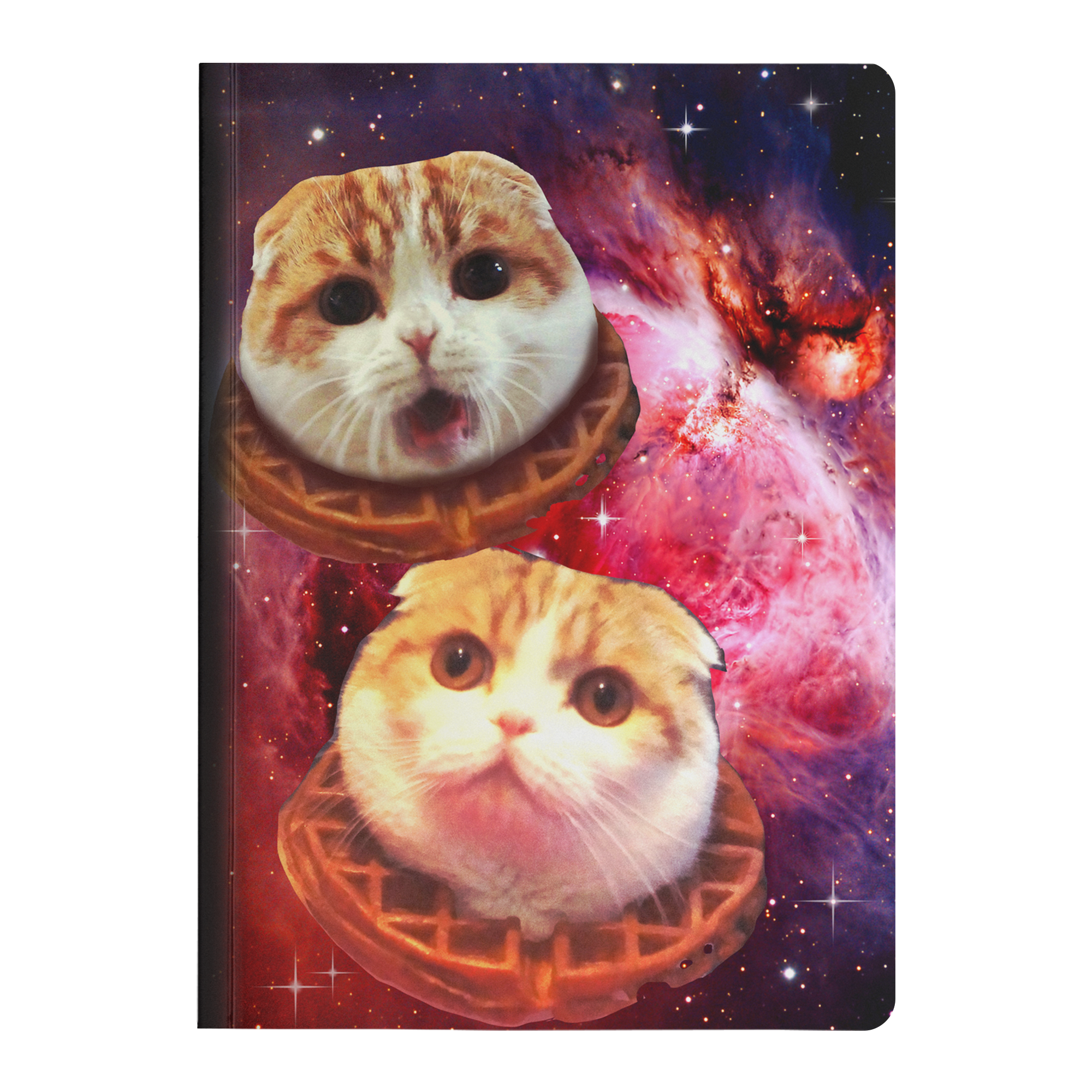 Space Waffles Paperback Notebook